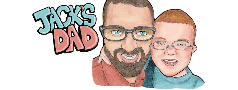 Jack's Dad — Bobby Lanyon and Jack illustrated