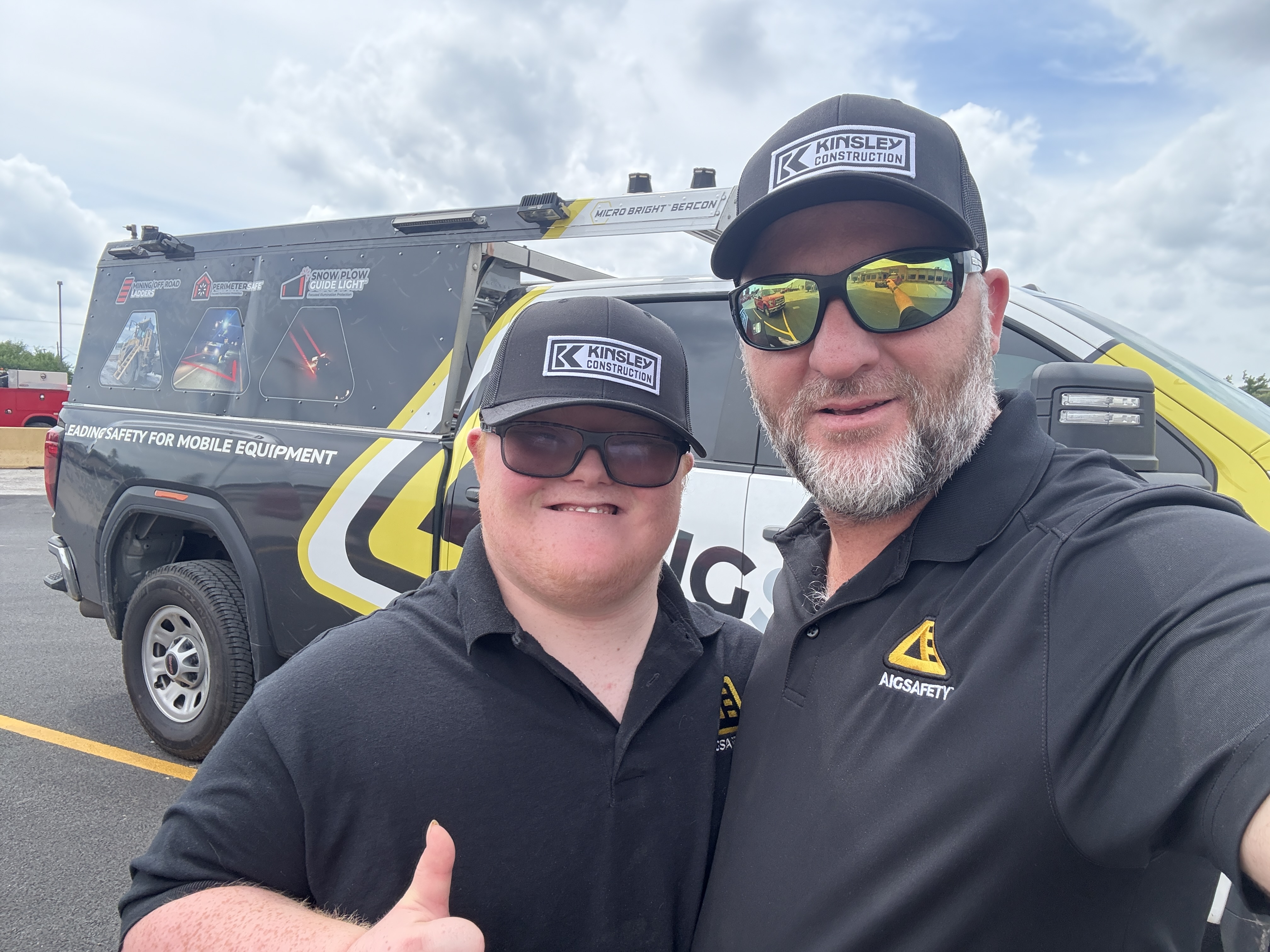 Bobby Lanyon and his son Jack